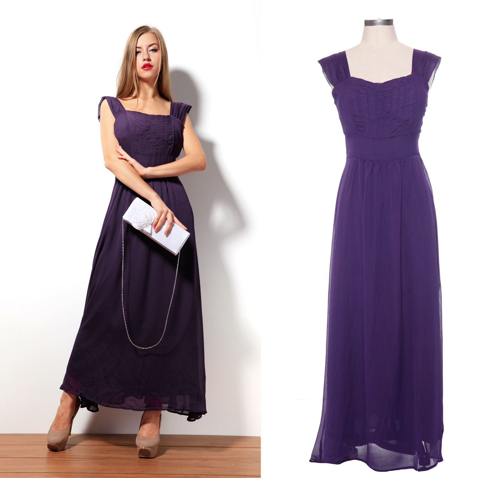 Womens Dress Party Evening Long Dresses Cocktail Prom Bridesmaid Gown