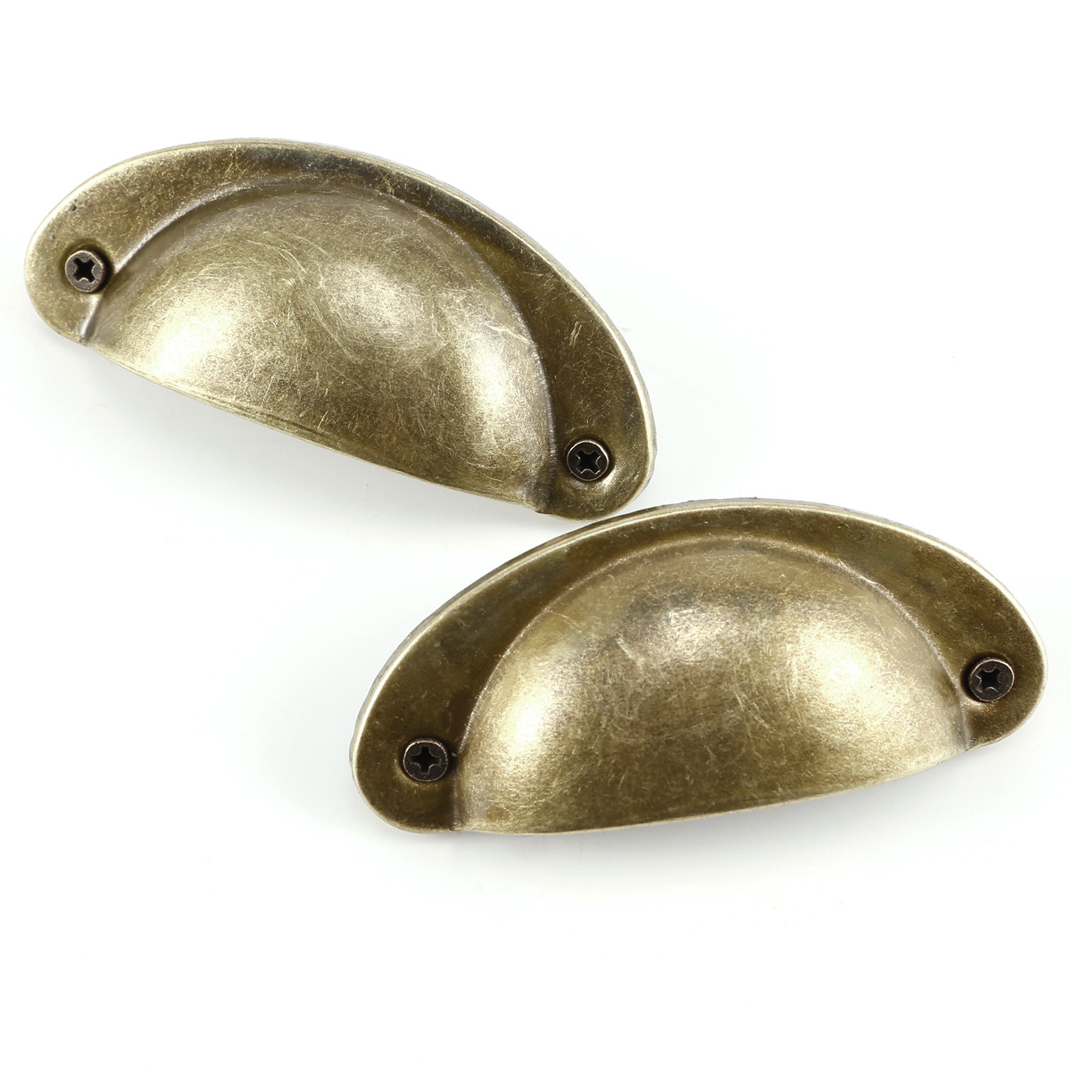 80MM Solid Brass Cup Cupped Shell Drawer Cupboard Door Pull